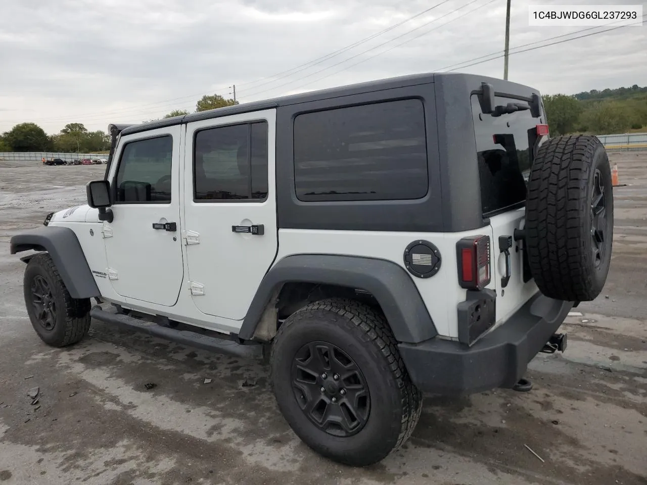 2016 Jeep Wrangler Unlimited Sport VIN: 1C4BJWDG6GL237293 Lot: 71534824