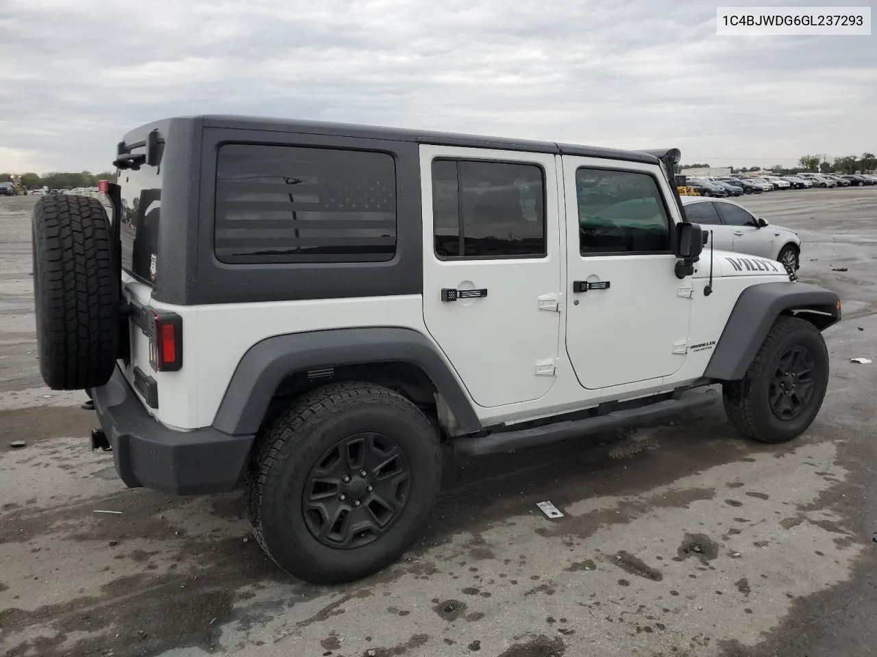 2016 Jeep Wrangler Unlimited Sport VIN: 1C4BJWDG6GL237293 Lot: 71534824