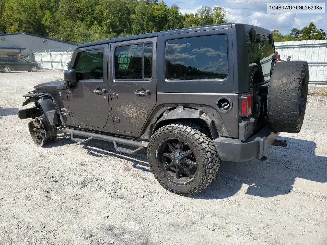 2016 Jeep Wrangler Unlimited Sport VIN: 1C4BJWDG0GL252985 Lot: 72235994