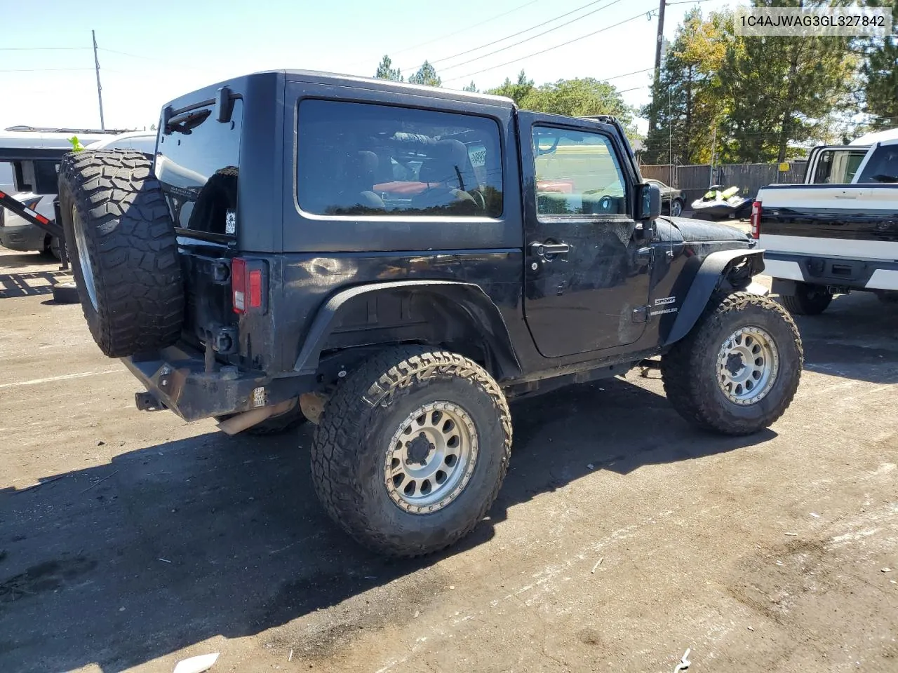 2016 Jeep Wrangler Sport VIN: 1C4AJWAG3GL327842 Lot: 72473994