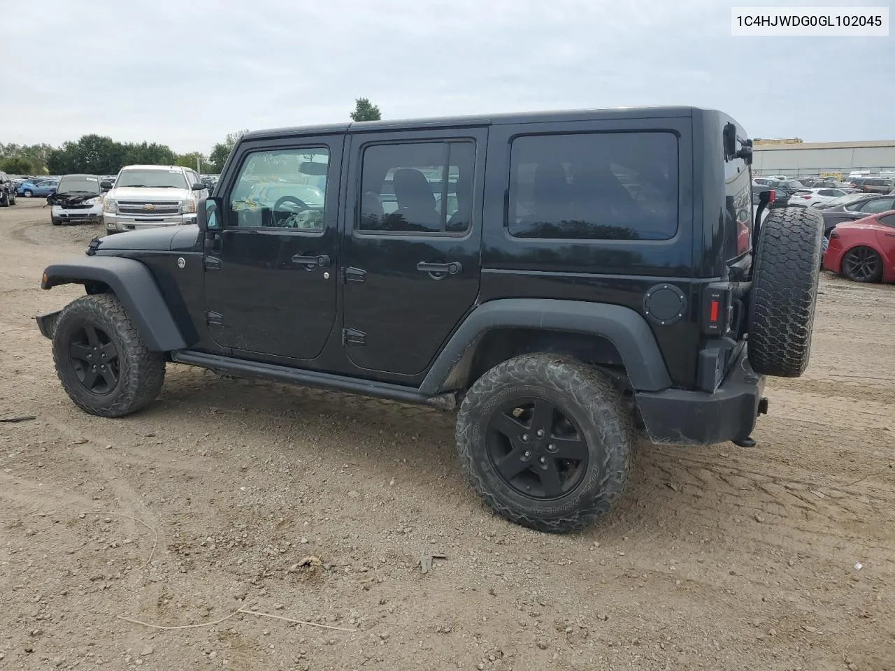 1C4HJWDG0GL102045 2016 Jeep Wrangler Unlimited Sport