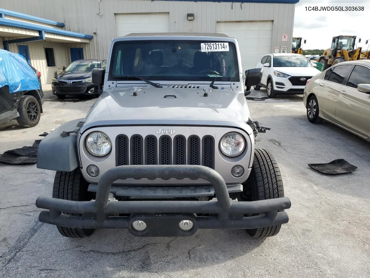 2016 Jeep Wrangler Unlimited Sport VIN: 1C4BJWDG5GL303638 Lot: 72613114