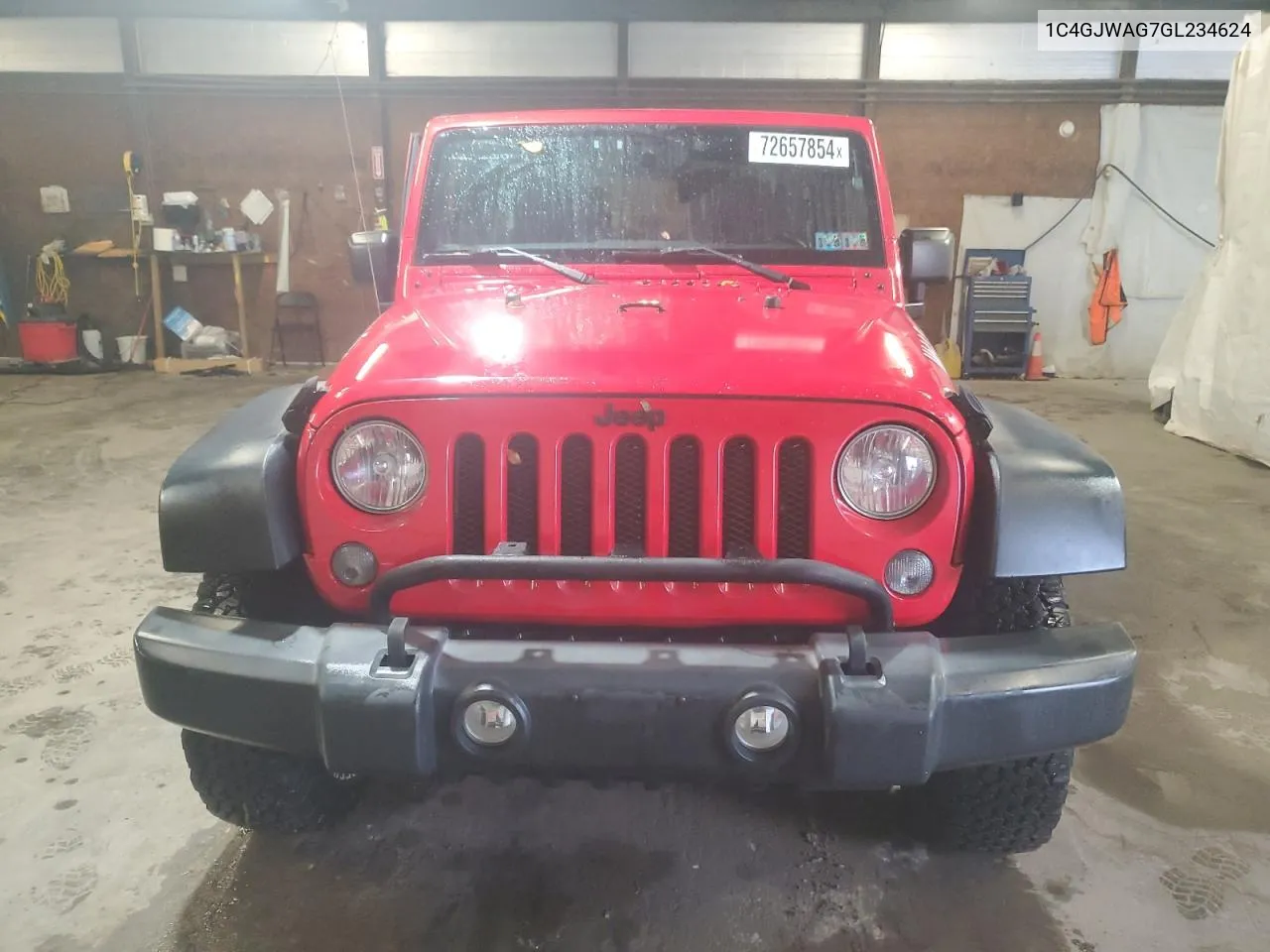 1C4GJWAG7GL234624 2016 Jeep Wrangler Sport