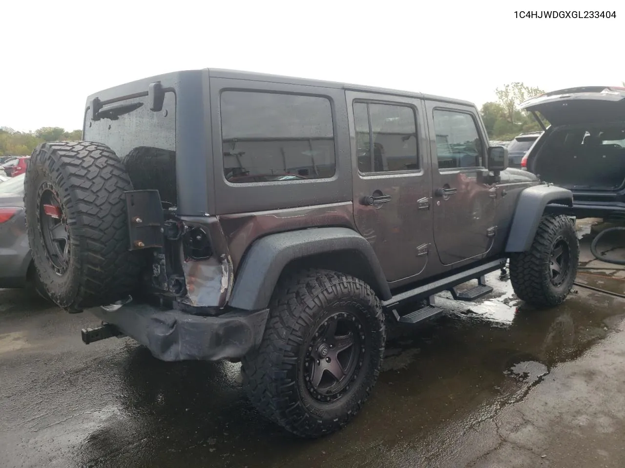 2016 Jeep Wrangler Unlimited Sport VIN: 1C4HJWDGXGL233404 Lot: 72810264