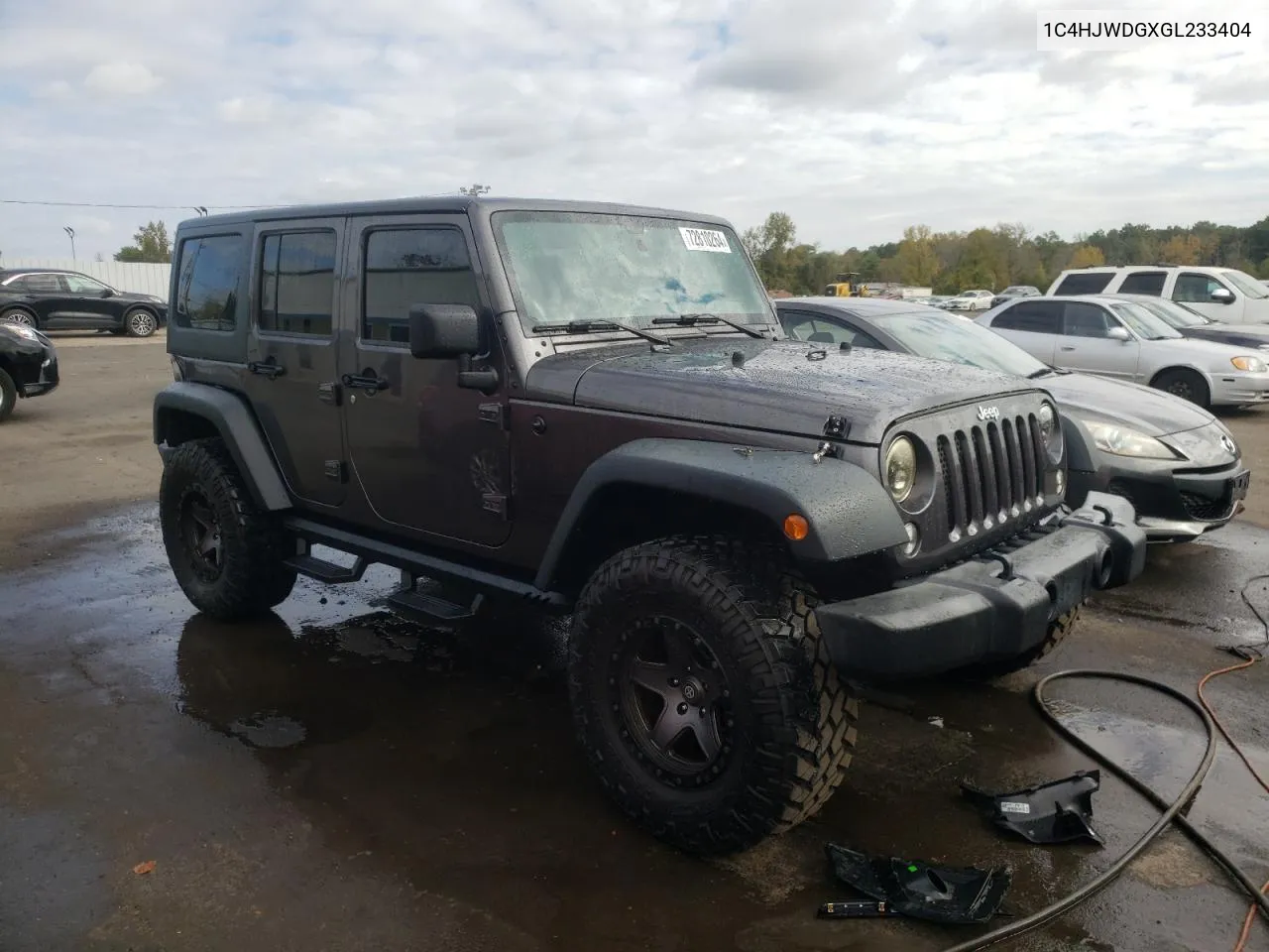 1C4HJWDGXGL233404 2016 Jeep Wrangler Unlimited Sport