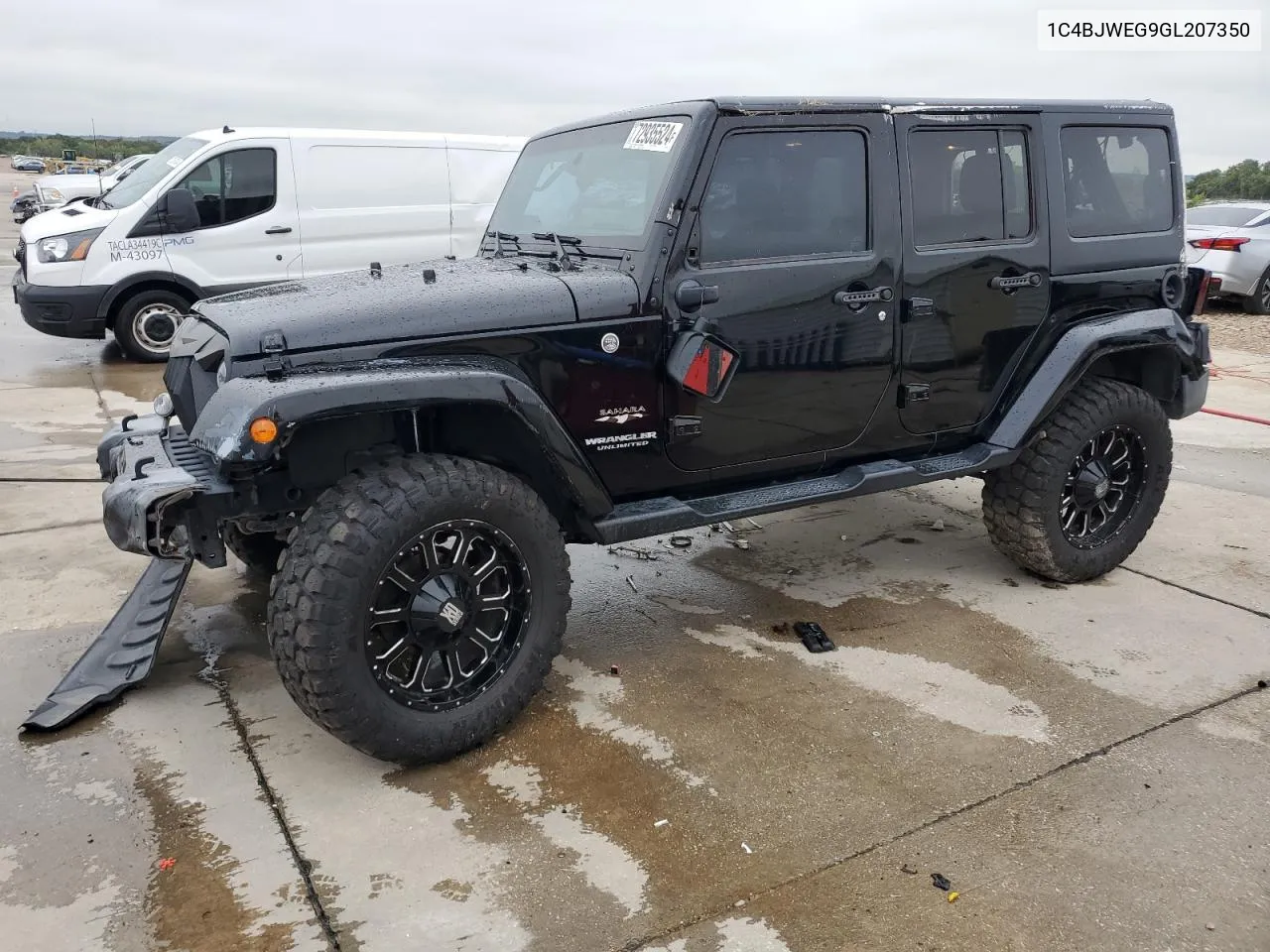 2016 Jeep Wrangler Unlimited Sahara VIN: 1C4BJWEG9GL207350 Lot: 72935524