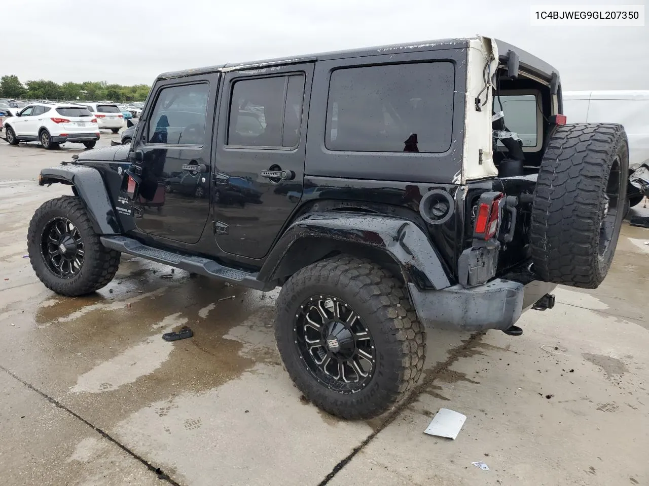 2016 Jeep Wrangler Unlimited Sahara VIN: 1C4BJWEG9GL207350 Lot: 72935524