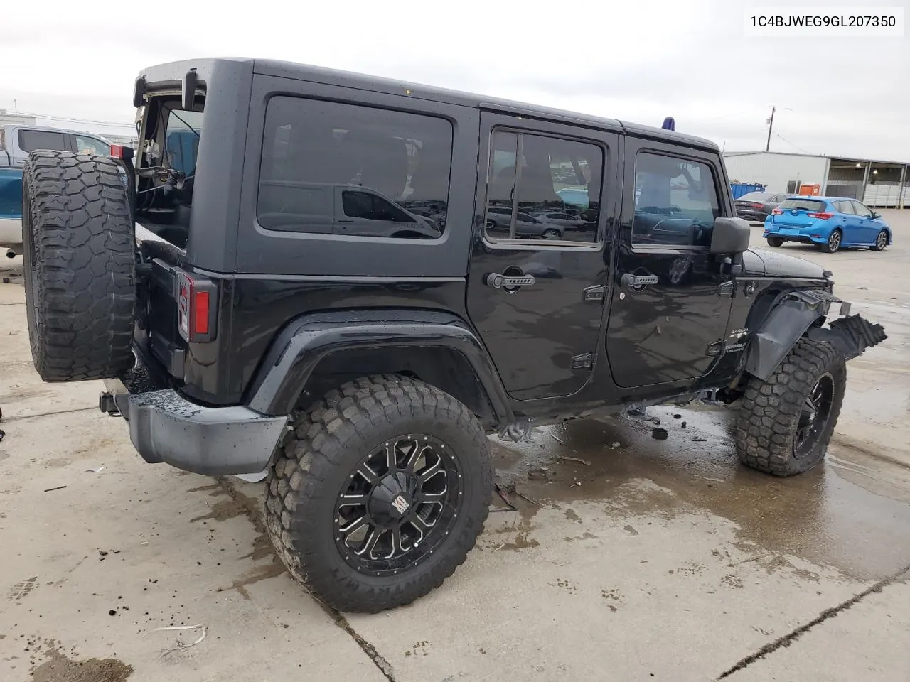 2016 Jeep Wrangler Unlimited Sahara VIN: 1C4BJWEG9GL207350 Lot: 72935524