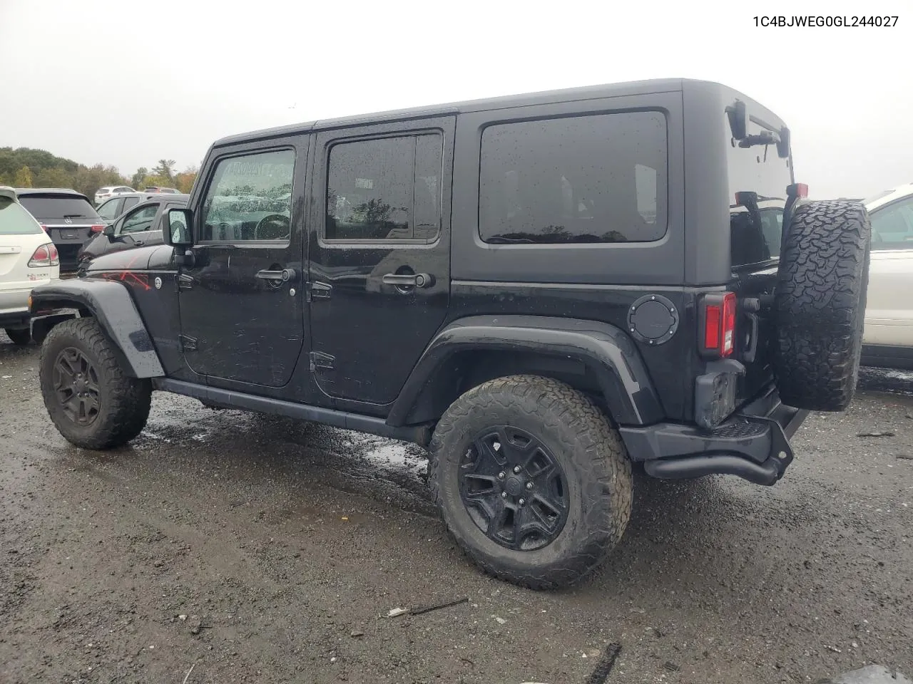 2016 Jeep Wrangler Unlimited Sahara VIN: 1C4BJWEG0GL244027 Lot: 72990204