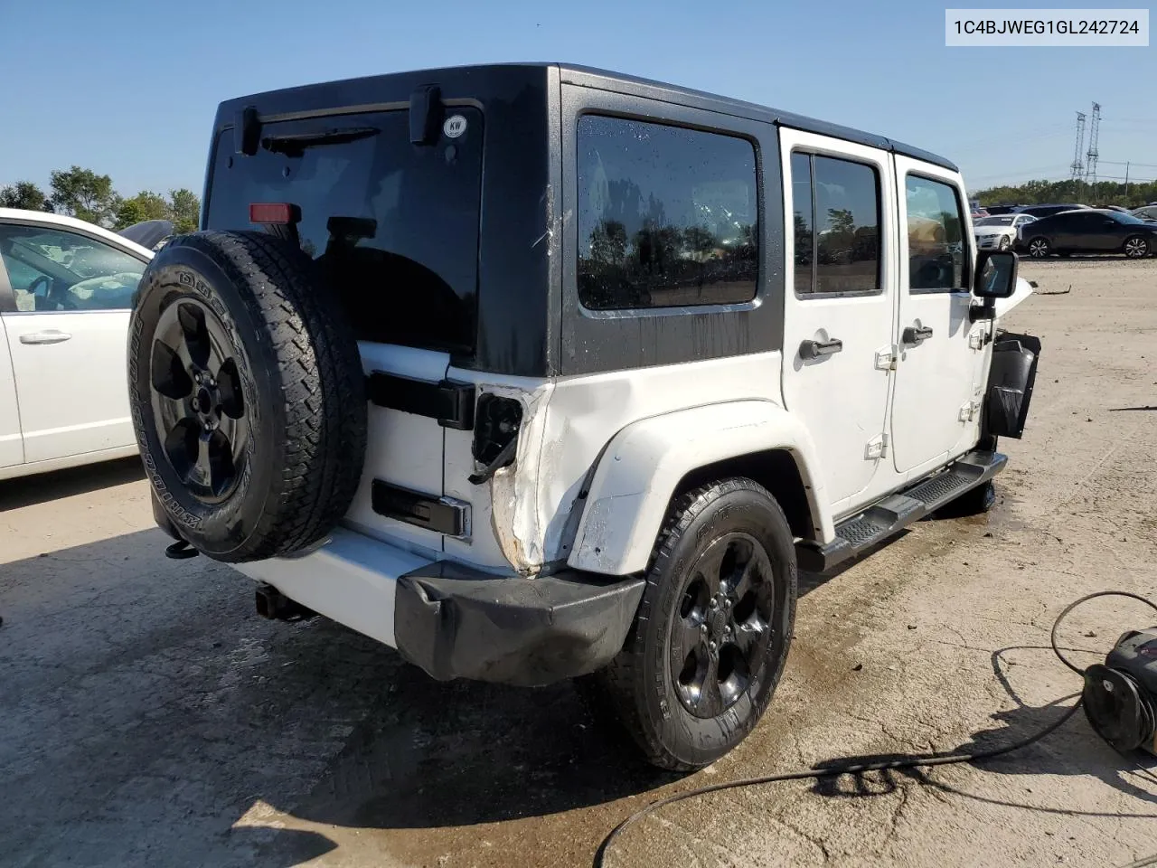 2016 Jeep Wrangler Unlimited Sahara VIN: 1C4BJWEG1GL242724 Lot: 73097024