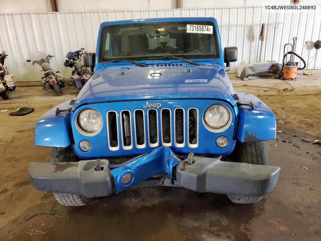 1C4BJWEG8GL248892 2016 Jeep Wrangler Unlimited Sahara