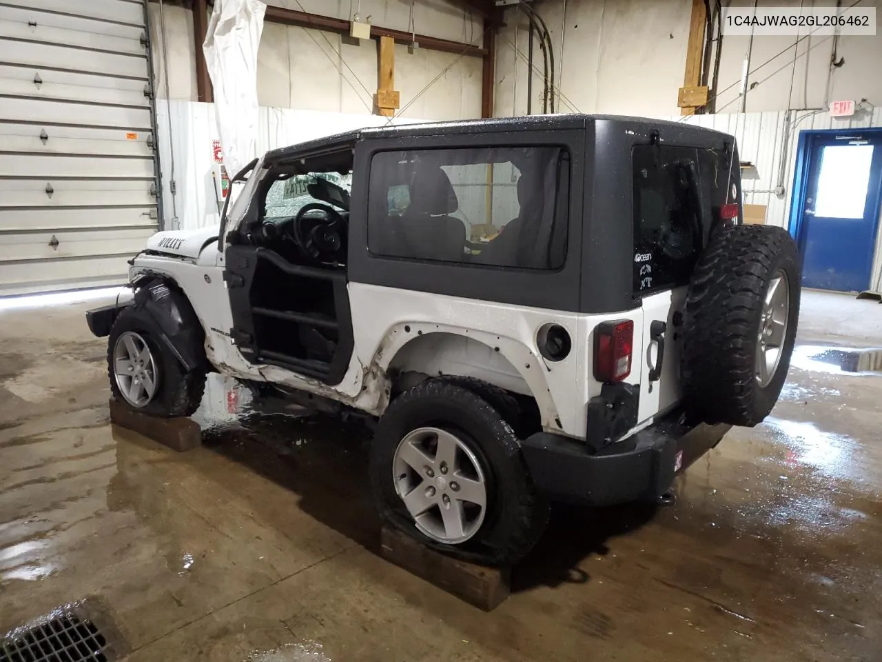 1C4AJWAG2GL206462 2016 Jeep Wrangler Sport