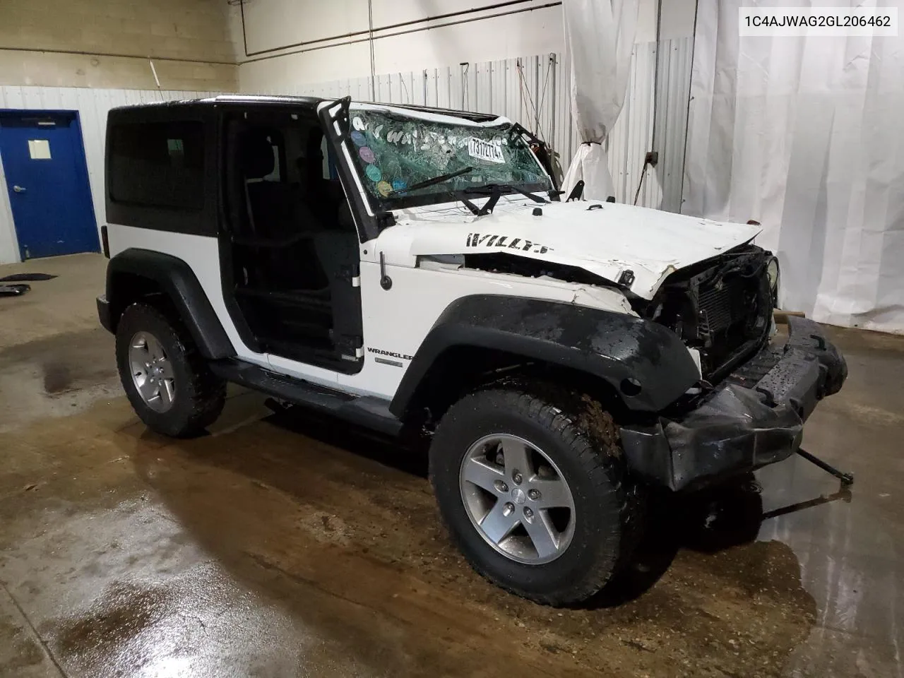 2016 Jeep Wrangler Sport VIN: 1C4AJWAG2GL206462 Lot: 73172774