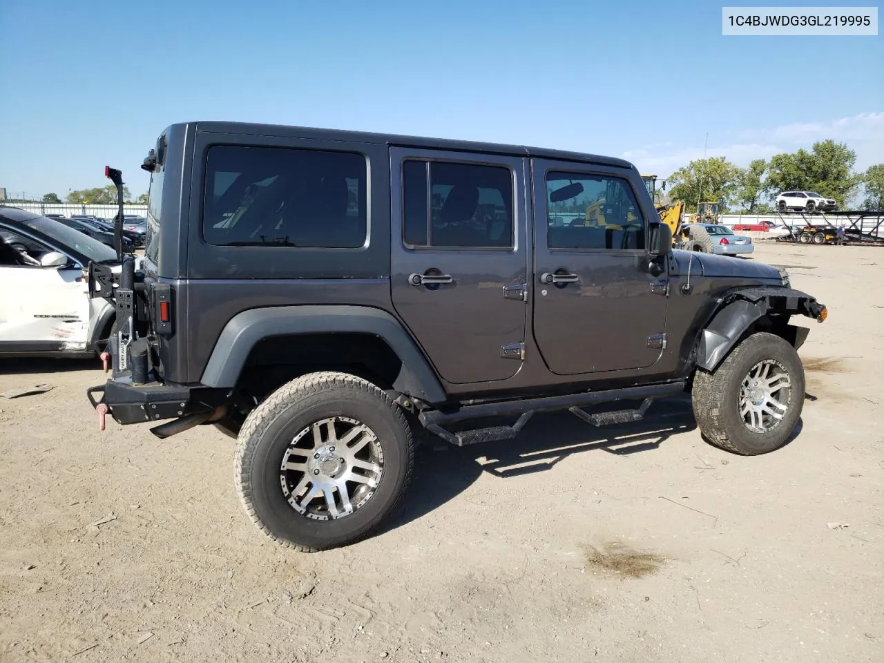 2016 Jeep Wrangler Unlimited Sport VIN: 1C4BJWDG3GL219995 Lot: 73317794