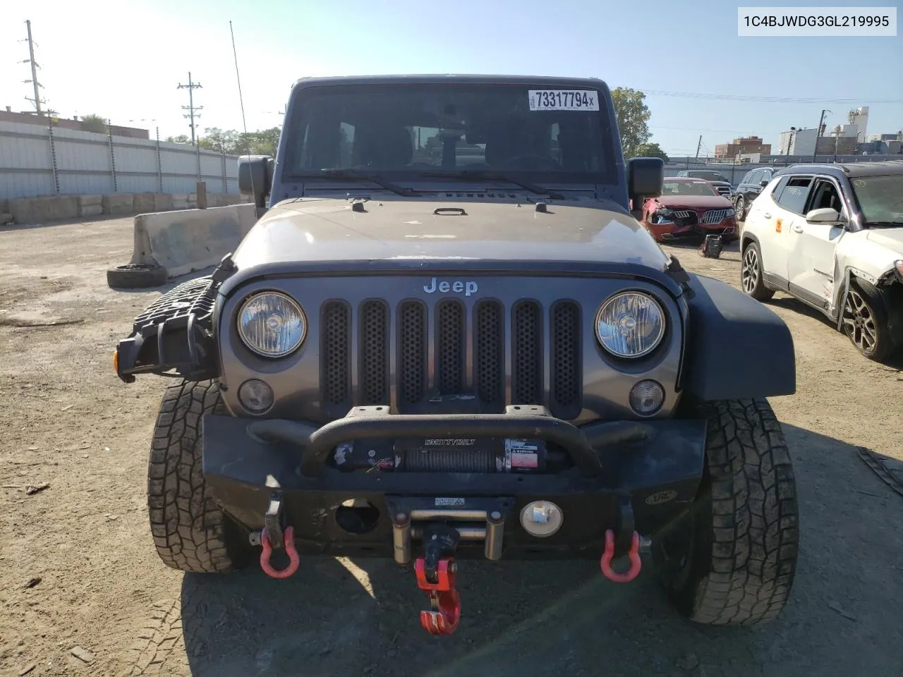 2016 Jeep Wrangler Unlimited Sport VIN: 1C4BJWDG3GL219995 Lot: 73317794