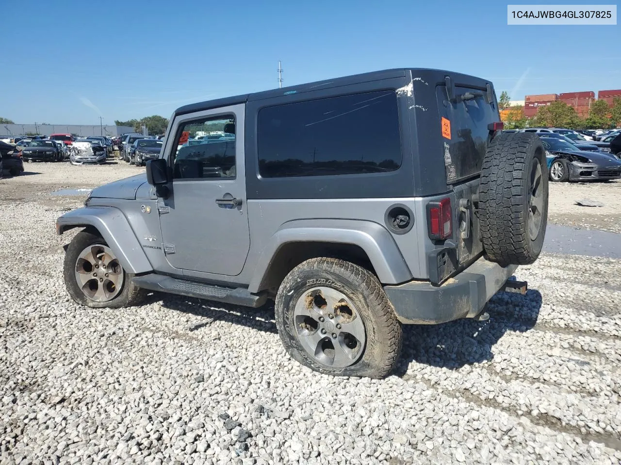 2016 Jeep Wrangler Sahara VIN: 1C4AJWBG4GL307825 Lot: 73508814