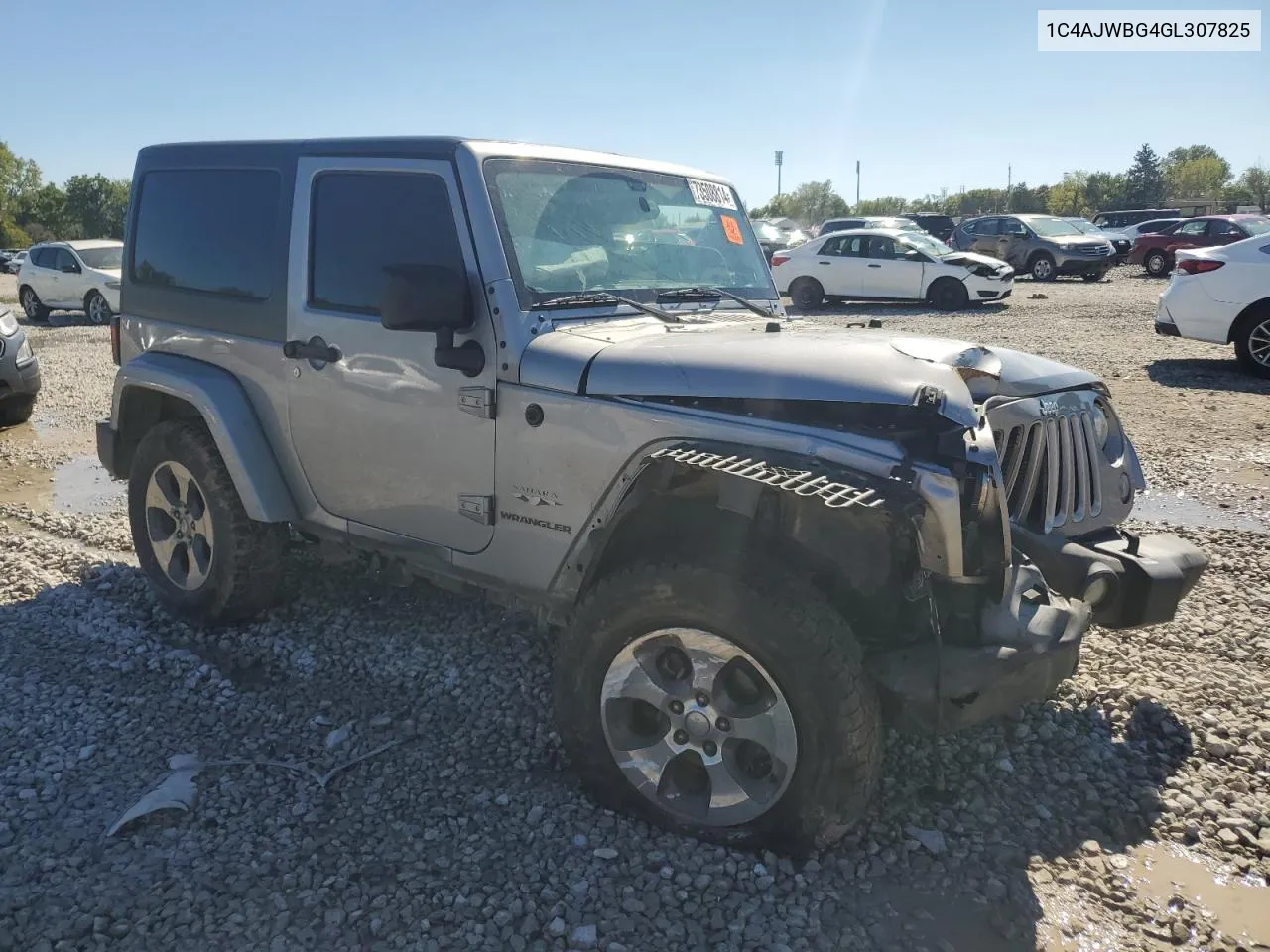 2016 Jeep Wrangler Sahara VIN: 1C4AJWBG4GL307825 Lot: 73508814