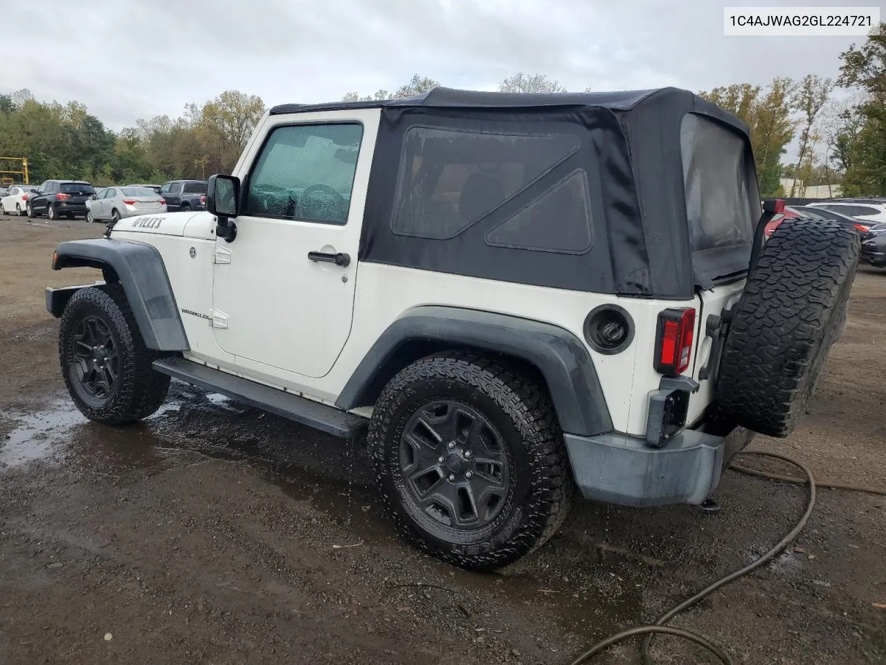 2016 Jeep Wrangler Sport VIN: 1C4AJWAG2GL224721 Lot: 73524824