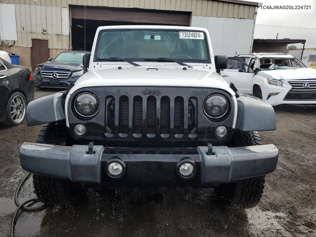 2016 Jeep Wrangler Sport VIN: 1C4AJWAG2GL224721 Lot: 73524824