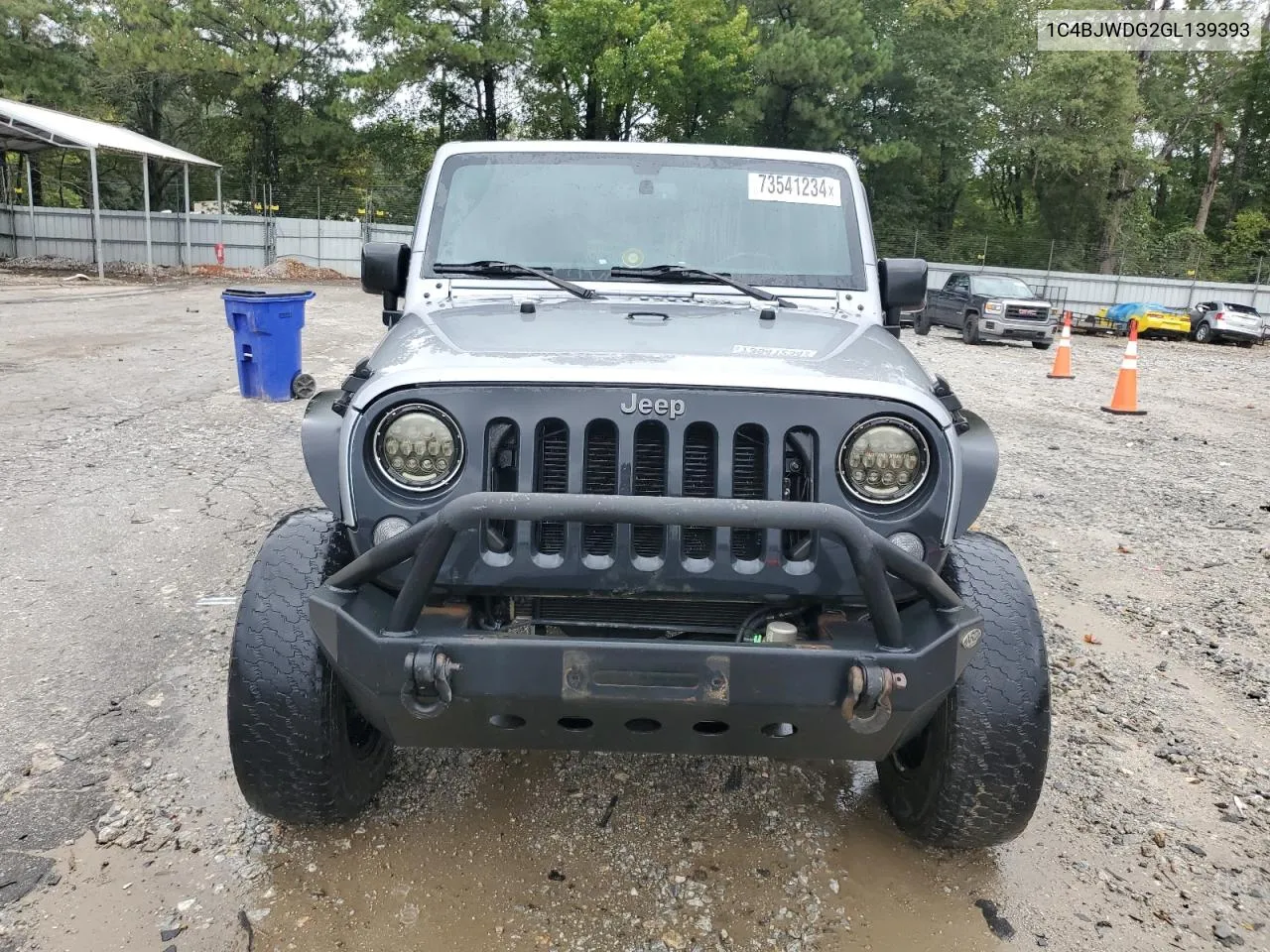 2016 Jeep Wrangler Unlimited Sport VIN: 1C4BJWDG2GL139393 Lot: 73541234