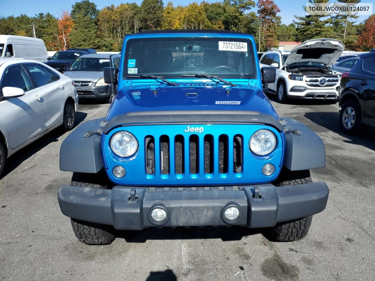 2016 Jeep Wrangler Unlimited Sport VIN: 1C4BJWDGXGL124057 Lot: 73721564