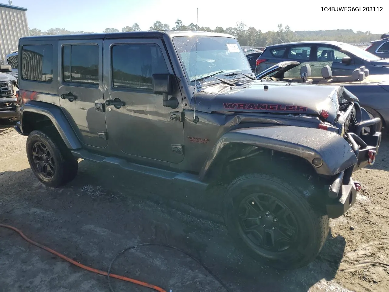 1C4BJWEG6GL203112 2016 Jeep Wrangler Unlimited Sahara