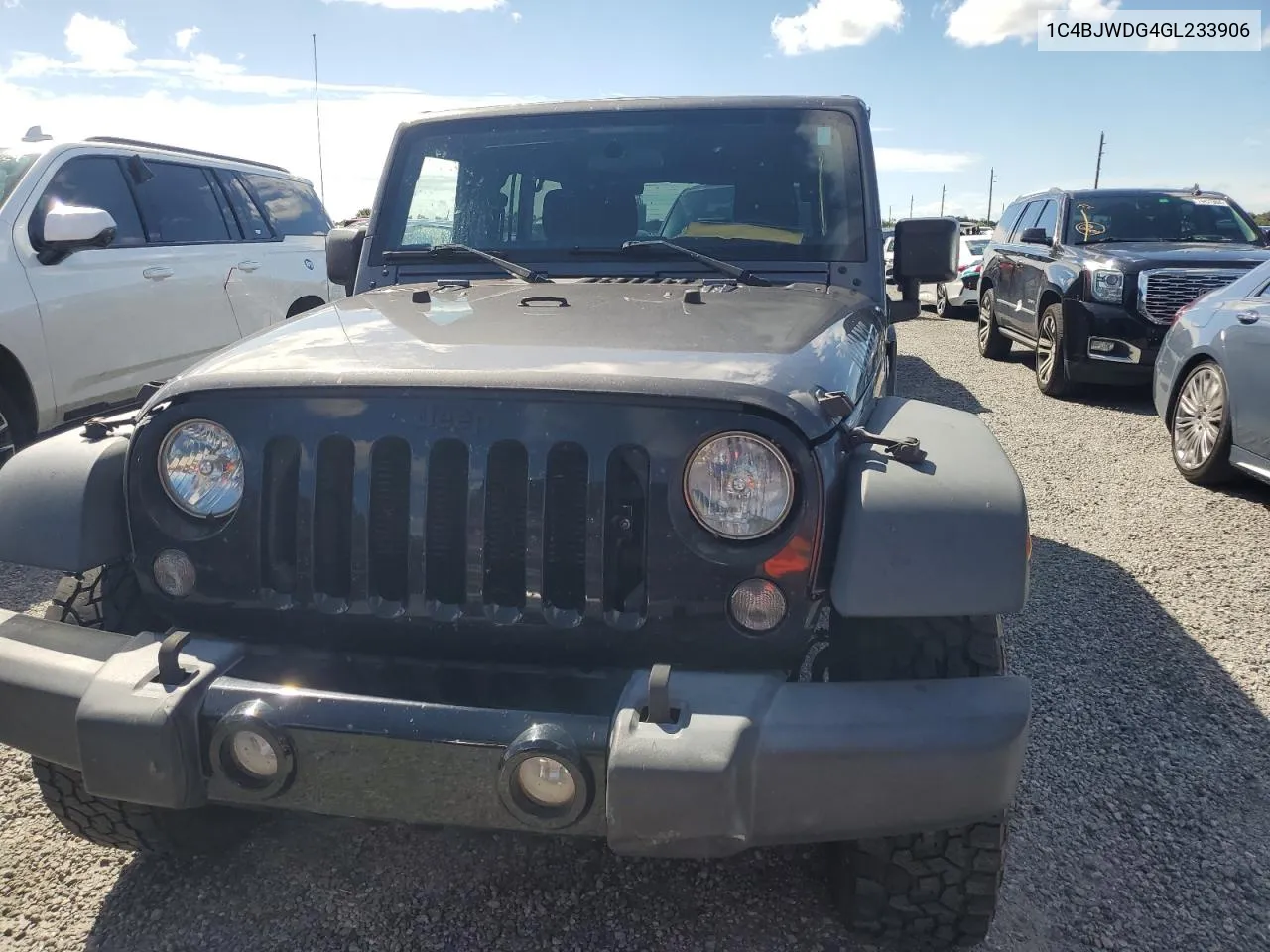 2016 Jeep Wrangler Unlimited Sport VIN: 1C4BJWDG4GL233906 Lot: 73962244