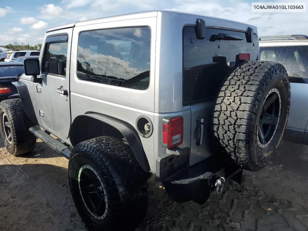 2016 Jeep Wrangler Sport VIN: 1C4AJWAG1GL103663 Lot: 74078744