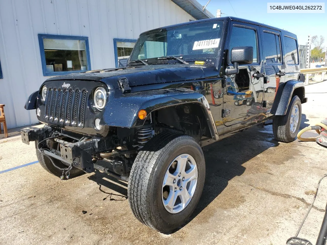 2016 Jeep Wrangler Unlimited Sahara VIN: 1C4BJWEG4GL262272 Lot: 74111014