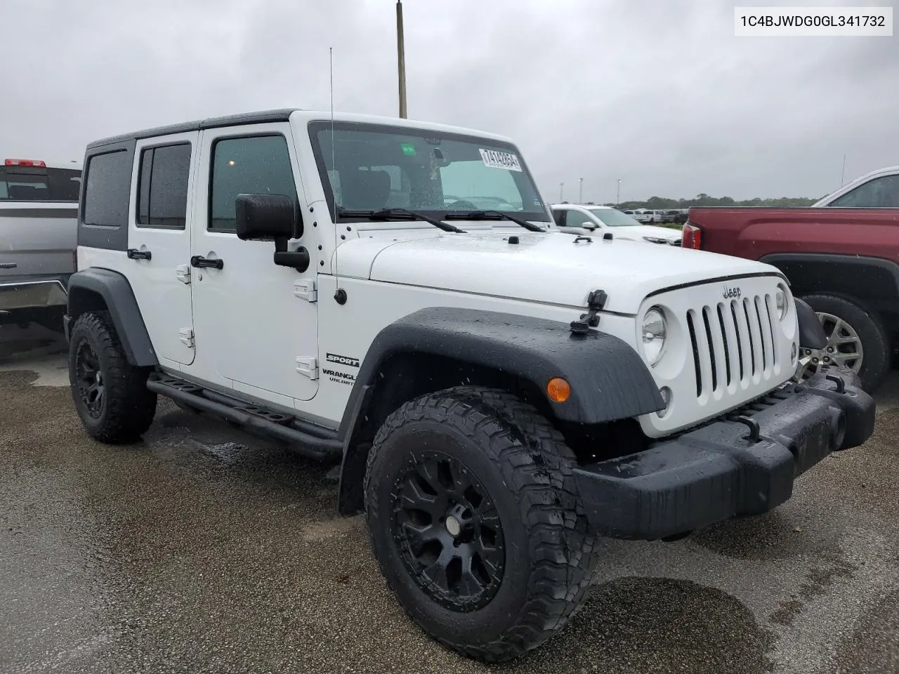 1C4BJWDG0GL341732 2016 Jeep Wrangler Unlimited Sport