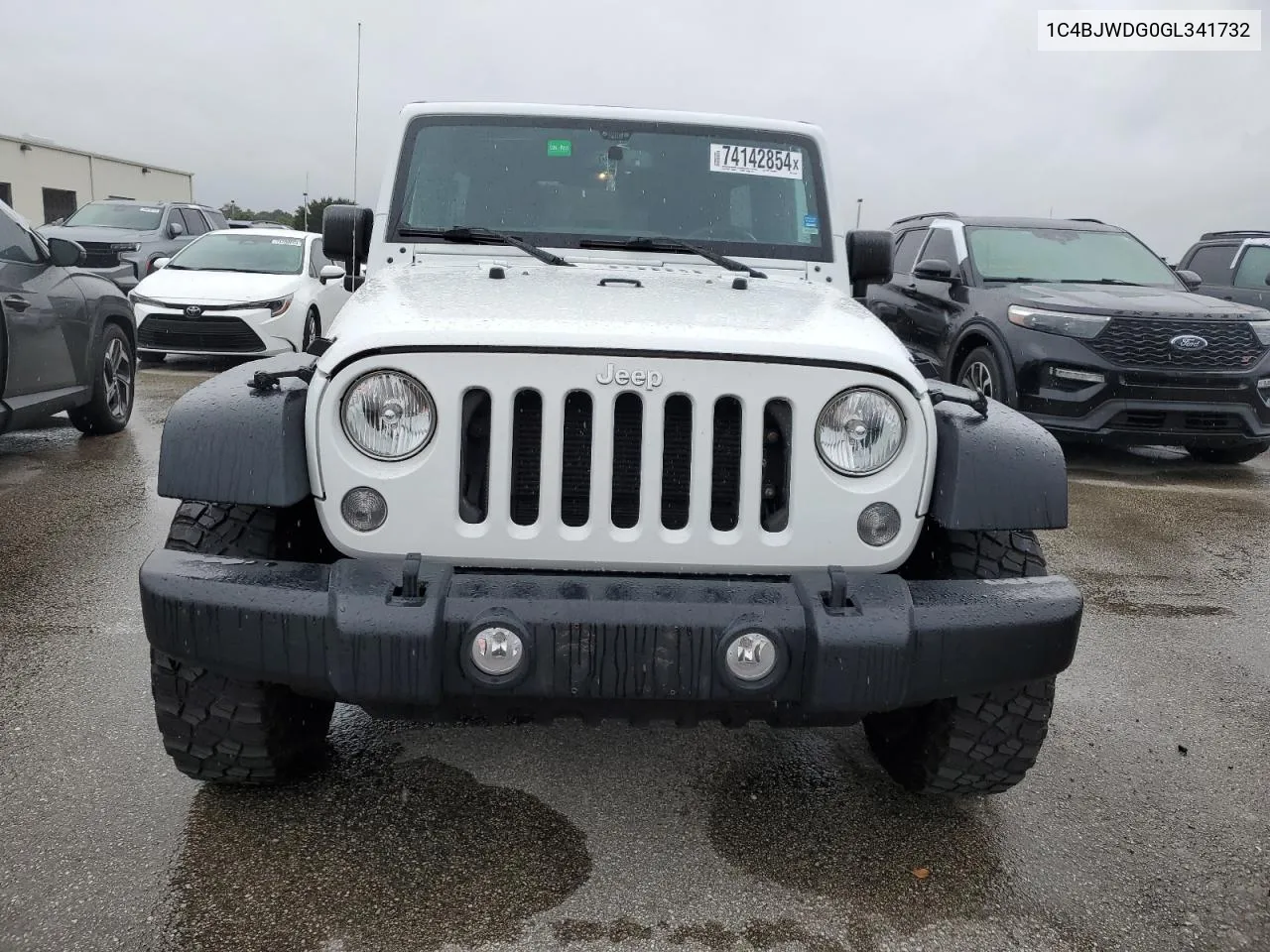 1C4BJWDG0GL341732 2016 Jeep Wrangler Unlimited Sport