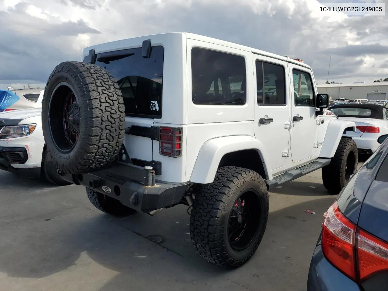 2016 Jeep Wrangler Unlimited Rubicon VIN: 1C4HJWFG2GL249805 Lot: 74236364