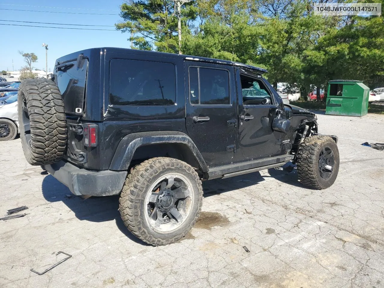 2016 Jeep Wrangler Unlimited Rubicon VIN: 1C4BJWFG0GL147571 Lot: 74402344