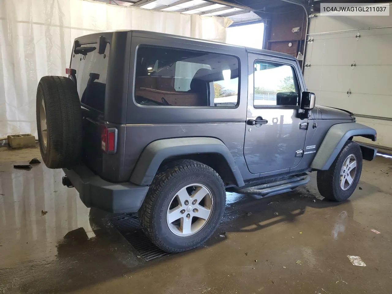 1C4AJWAG1GL211037 2016 Jeep Wrangler Sport