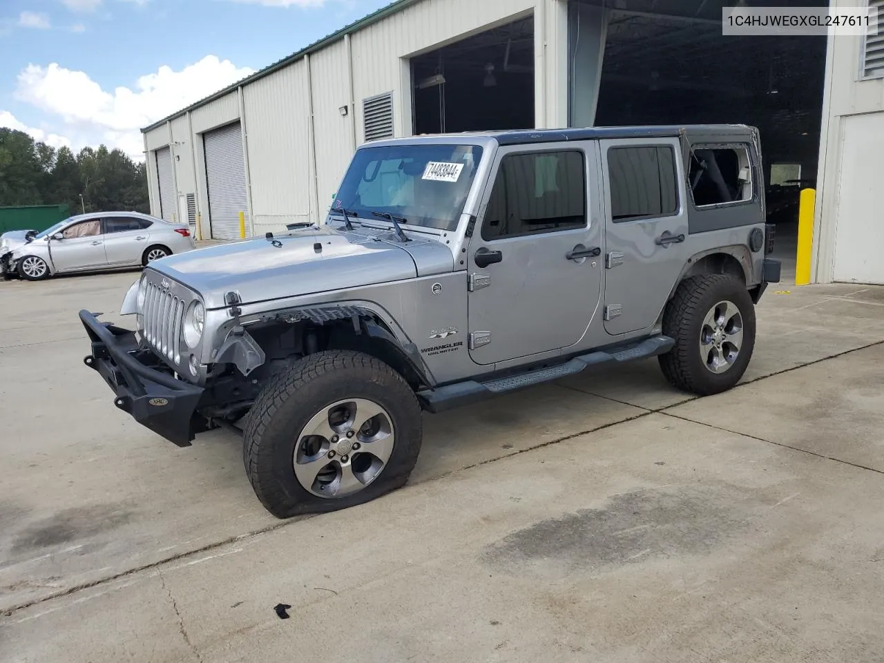 2016 Jeep Wrangler Unlimited Sahara VIN: 1C4HJWEGXGL247611 Lot: 74483844