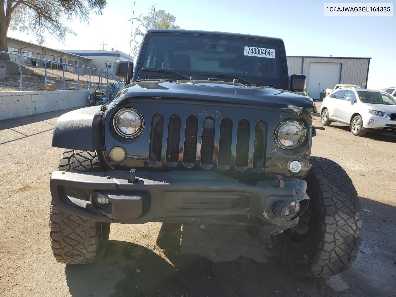 2016 Jeep Wrangler Sport VIN: 1C4AJWAG3GL164335 Lot: 74830464