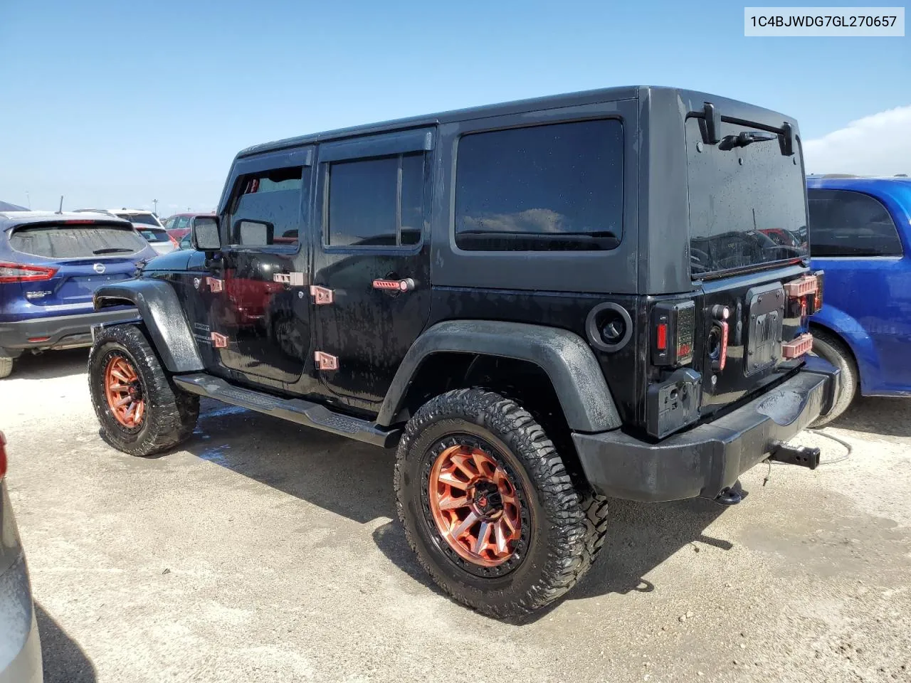 1C4BJWDG7GL270657 2016 Jeep Wrangler Unlimited Sport