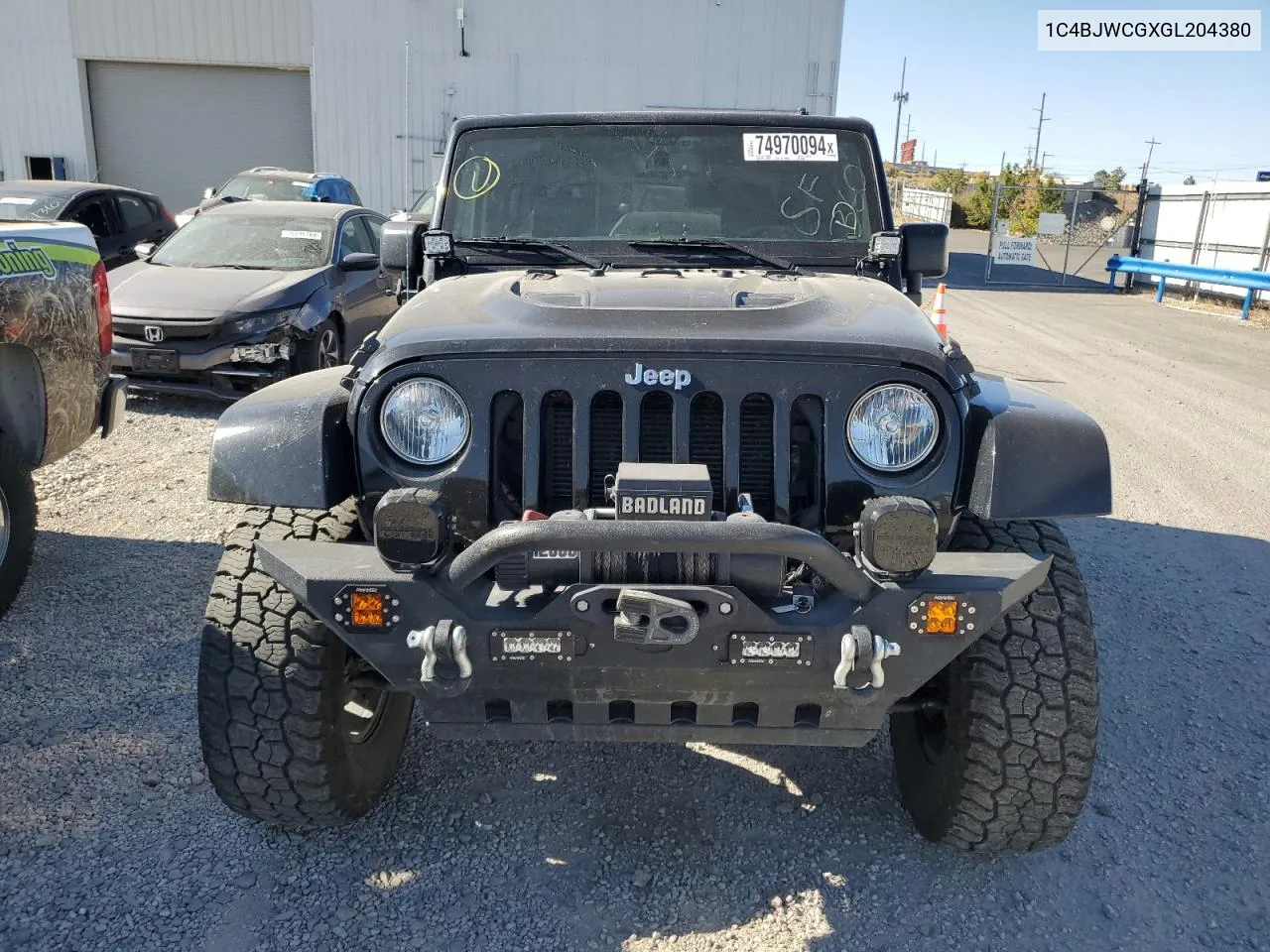 1C4BJWCGXGL204380 2016 Jeep Wrangler Rubicon