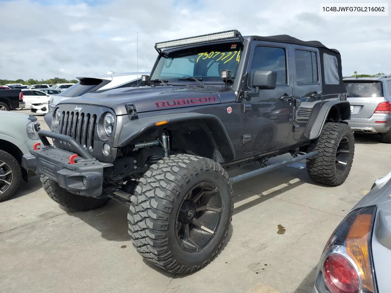 1C4BJWFG7GL216062 2016 Jeep Wrangler Unlimited Rubicon