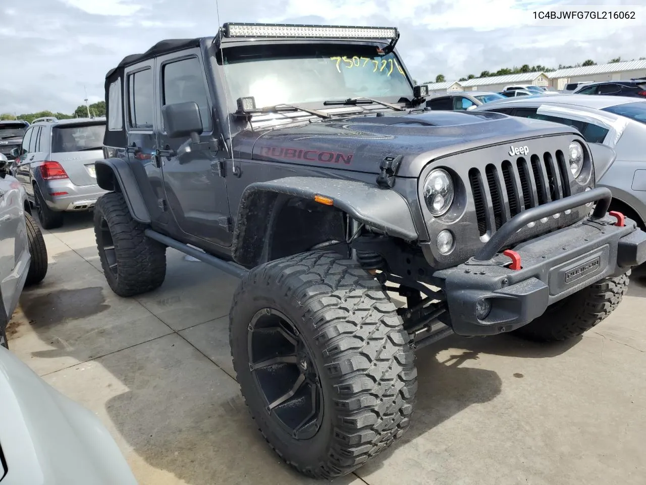 1C4BJWFG7GL216062 2016 Jeep Wrangler Unlimited Rubicon