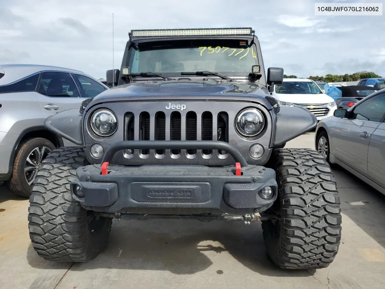 2016 Jeep Wrangler Unlimited Rubicon VIN: 1C4BJWFG7GL216062 Lot: 75077774