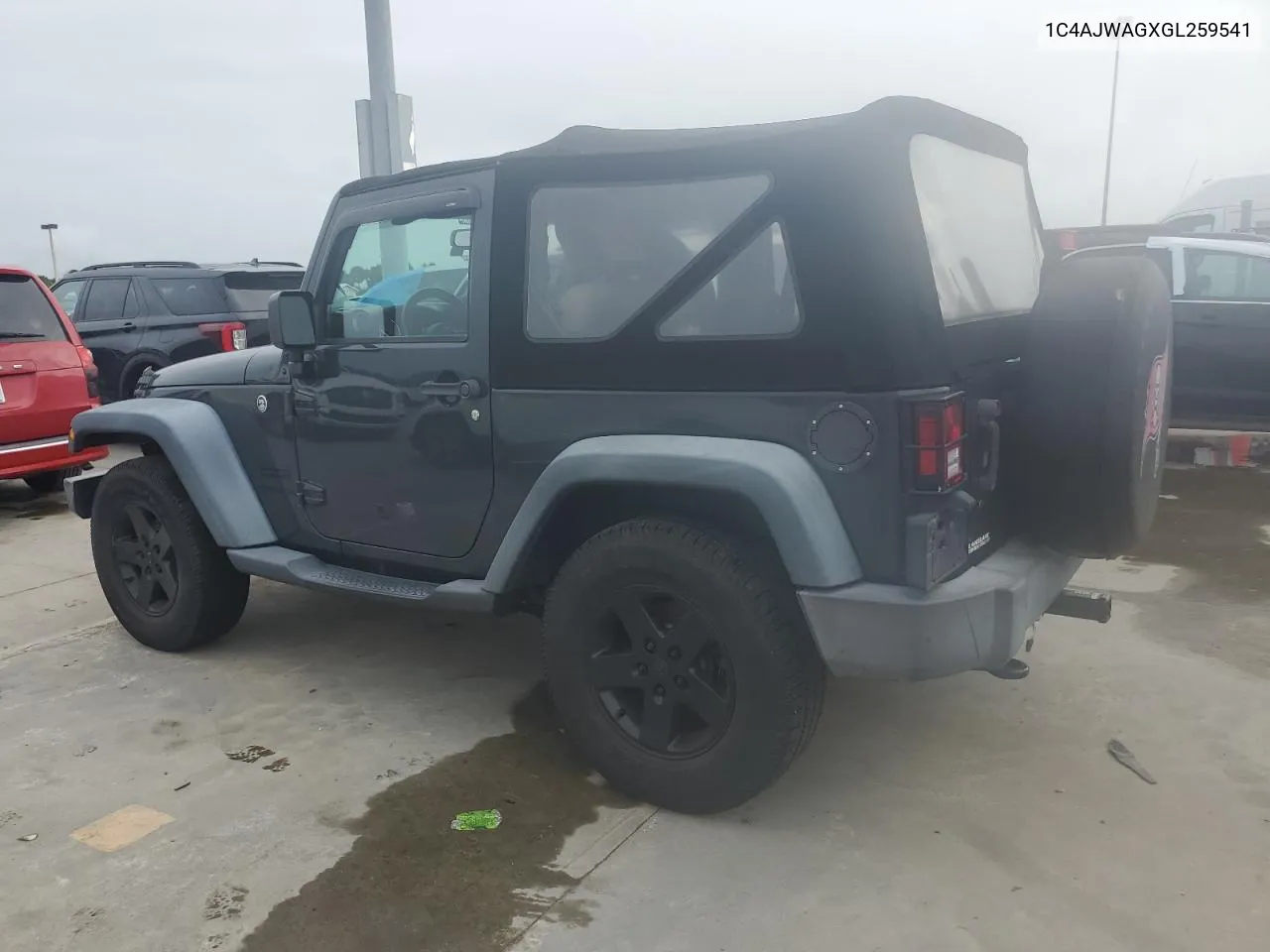 2016 Jeep Wrangler Sport VIN: 1C4AJWAGXGL259541 Lot: 75077964