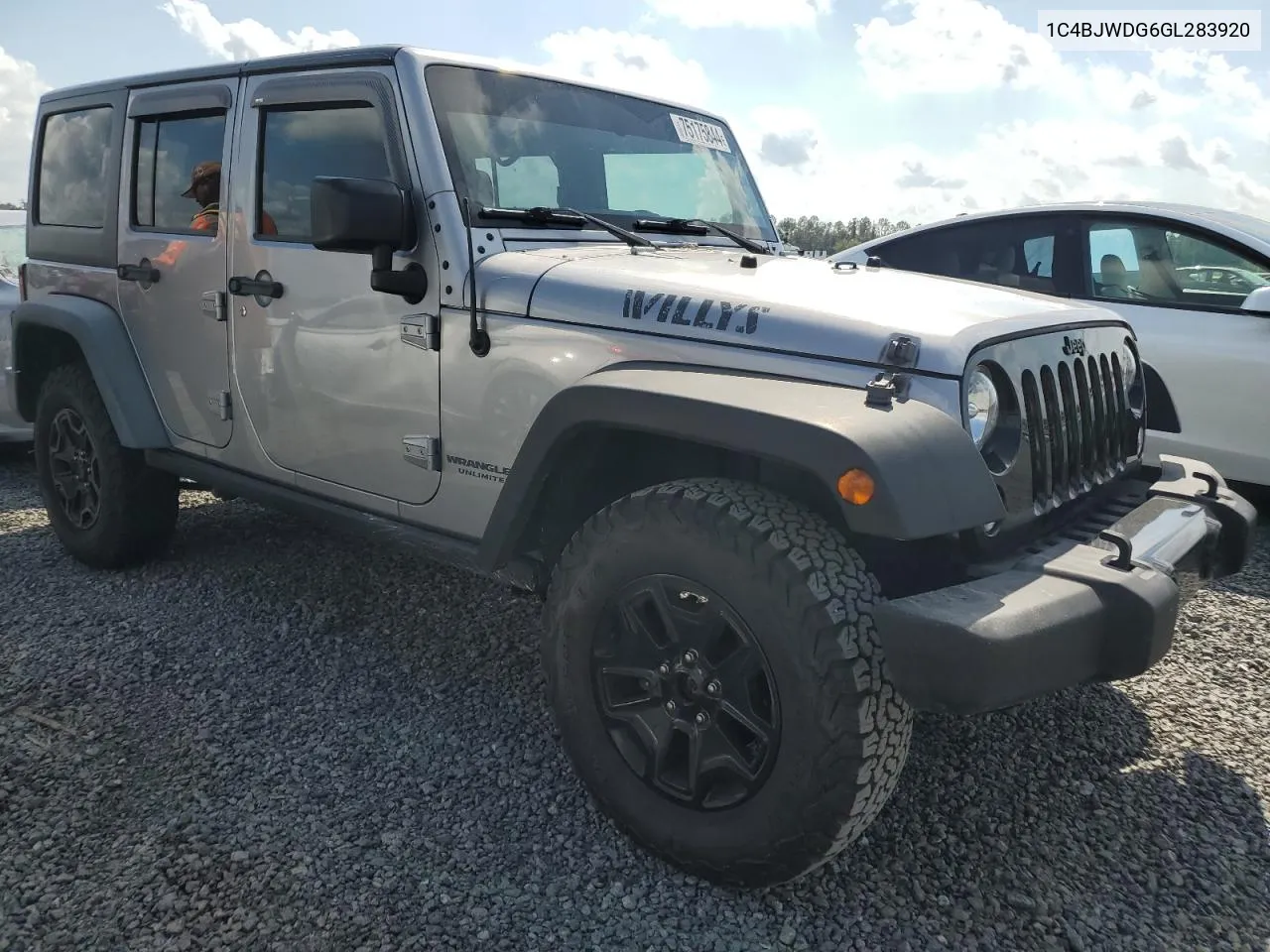 2016 Jeep Wrangler Unlimited Sport VIN: 1C4BJWDG6GL283920 Lot: 75175844