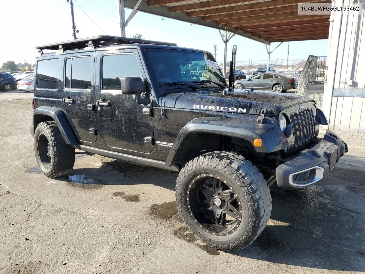 2016 Jeep Wrangler Unlimited Rubicon VIN: 1C4BJWFG5GL193462 Lot: 75482194