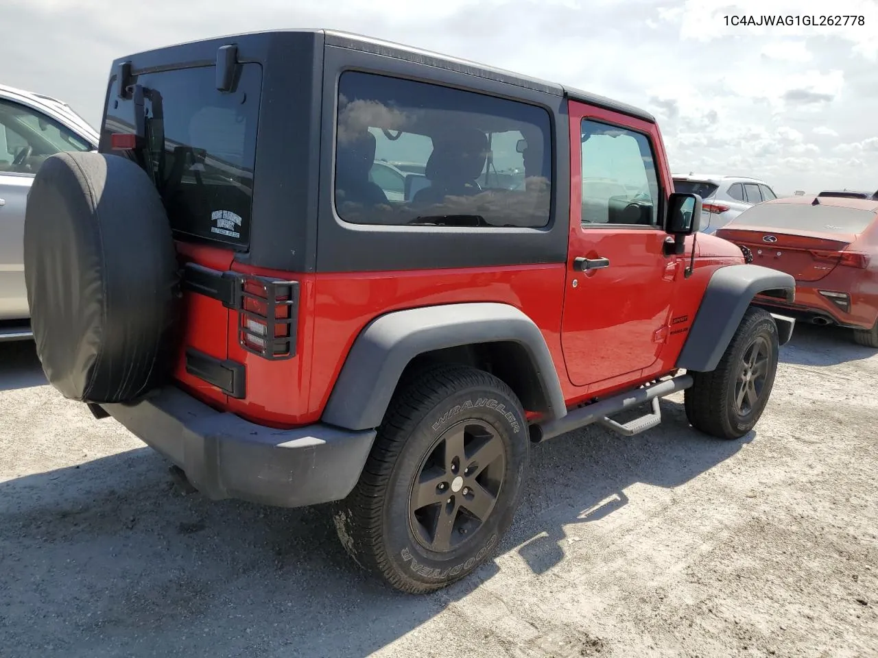 2016 Jeep Wrangler Sport VIN: 1C4AJWAG1GL262778 Lot: 75568224