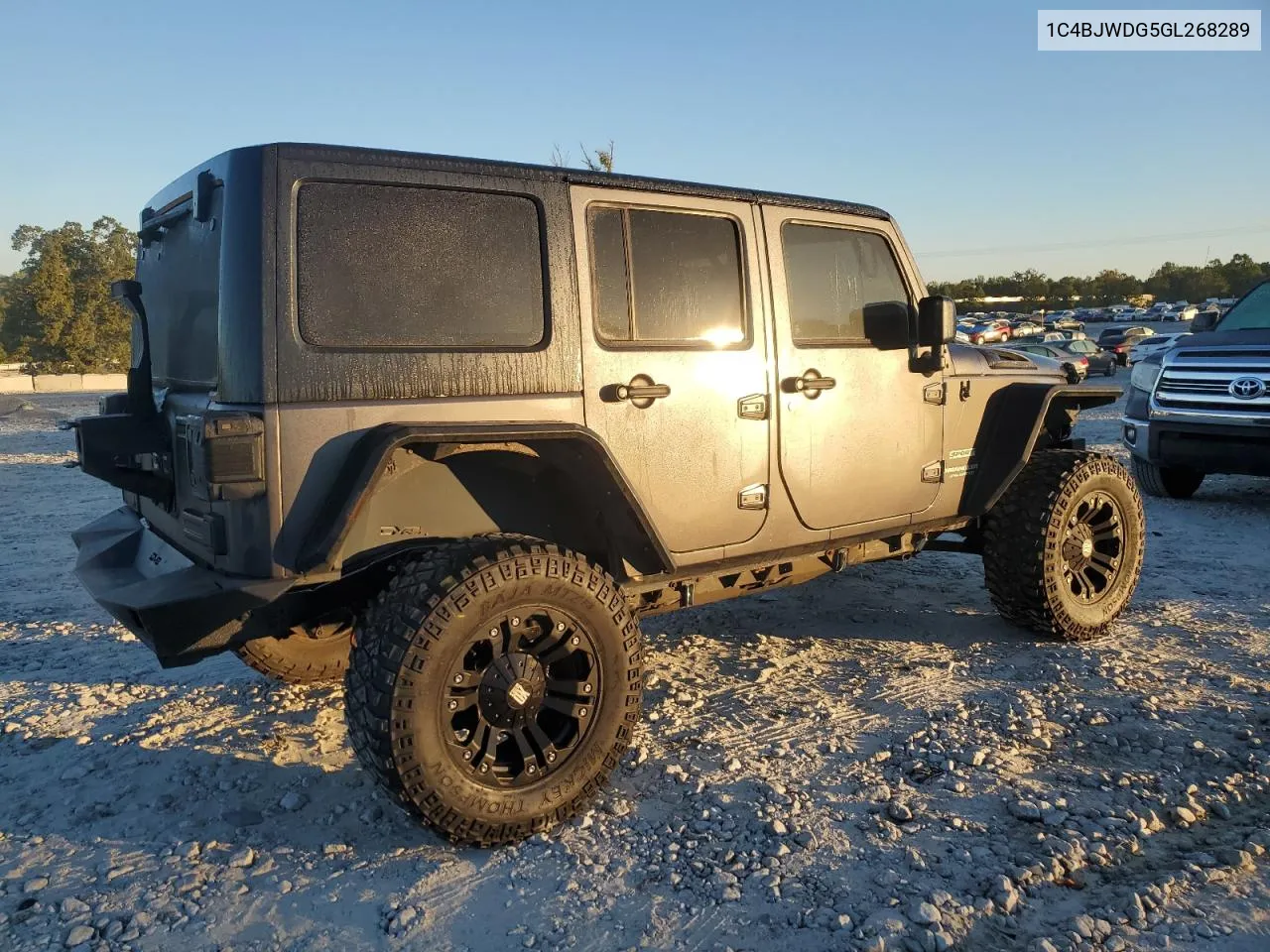 2016 Jeep Wrangler Unlimited Sport VIN: 1C4BJWDG5GL268289 Lot: 75836114