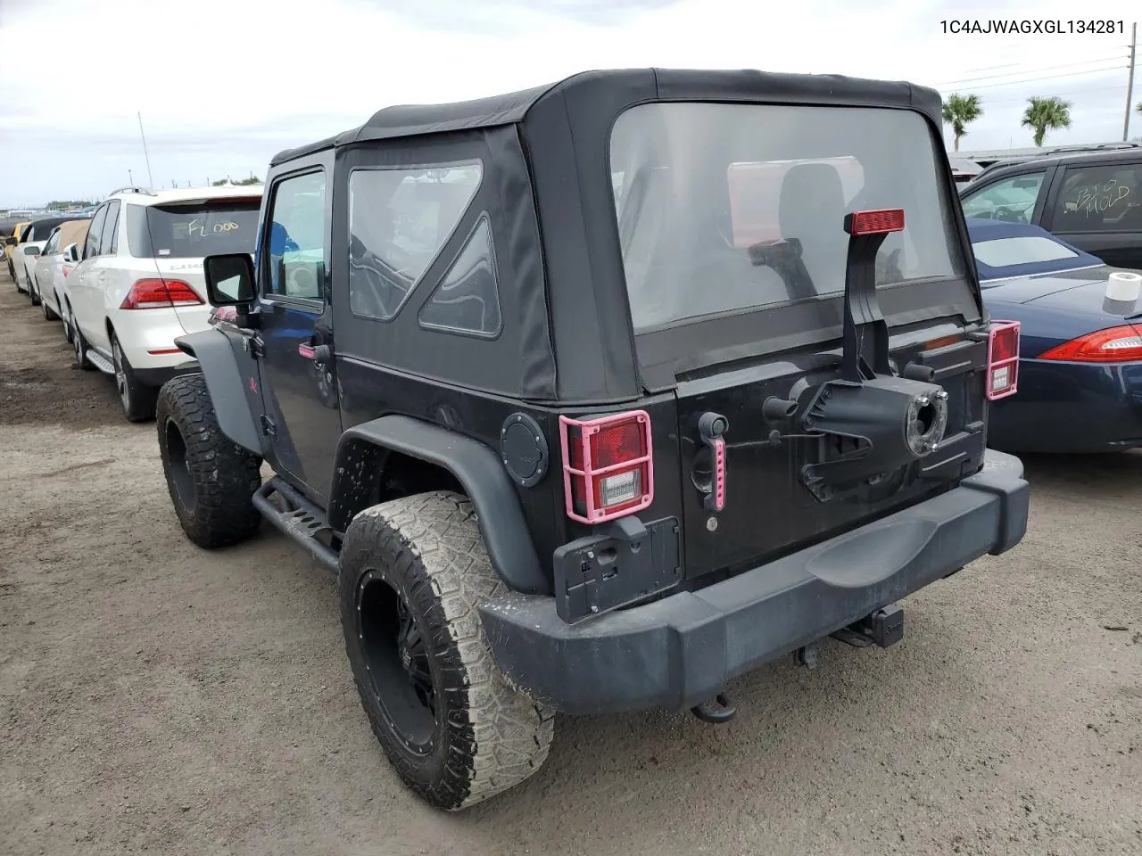 2016 Jeep Wrangler Sport VIN: 1C4AJWAGXGL134281 Lot: 75927114