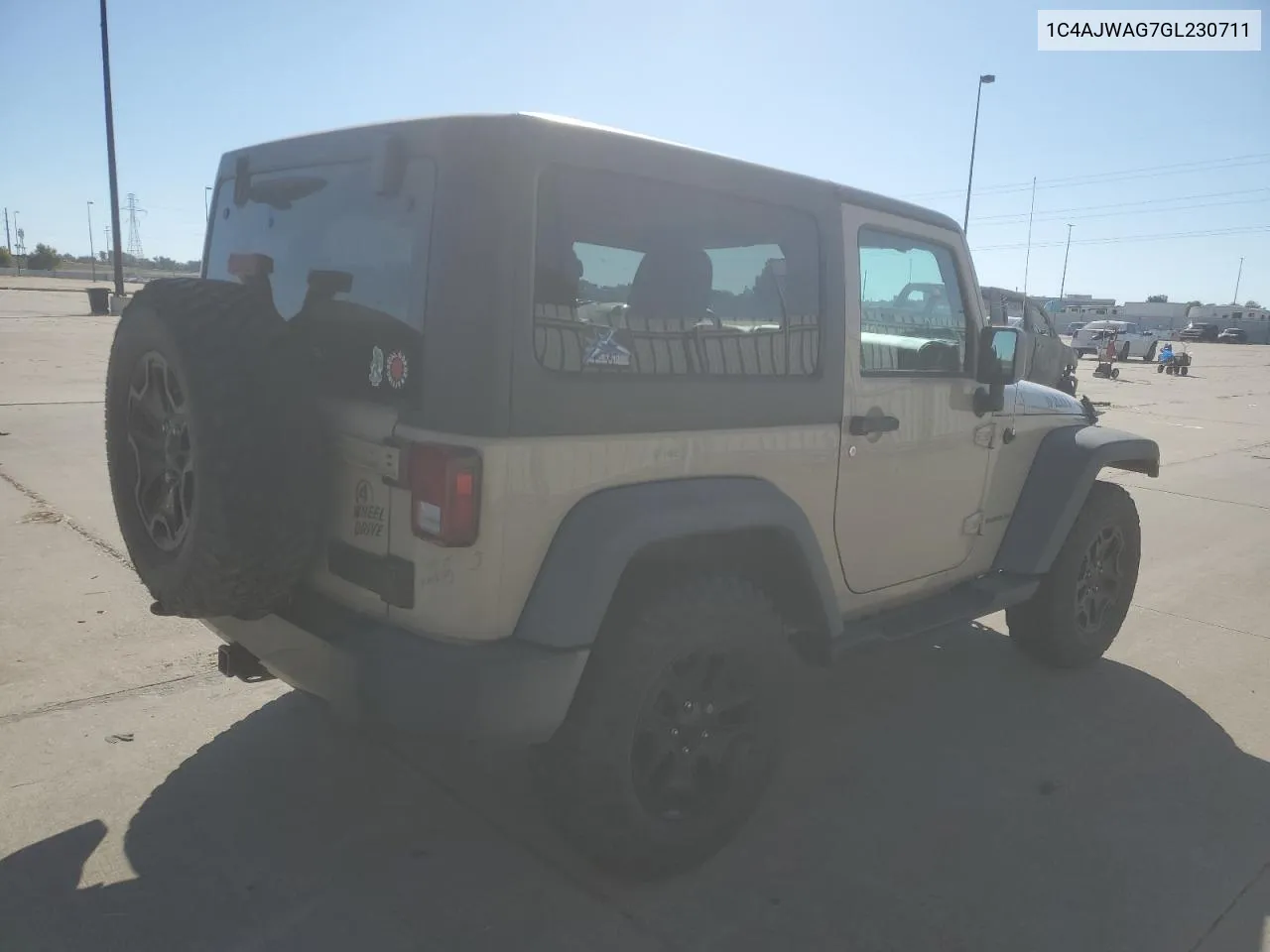 2016 Jeep Wrangler Sport VIN: 1C4AJWAG7GL230711 Lot: 76050584