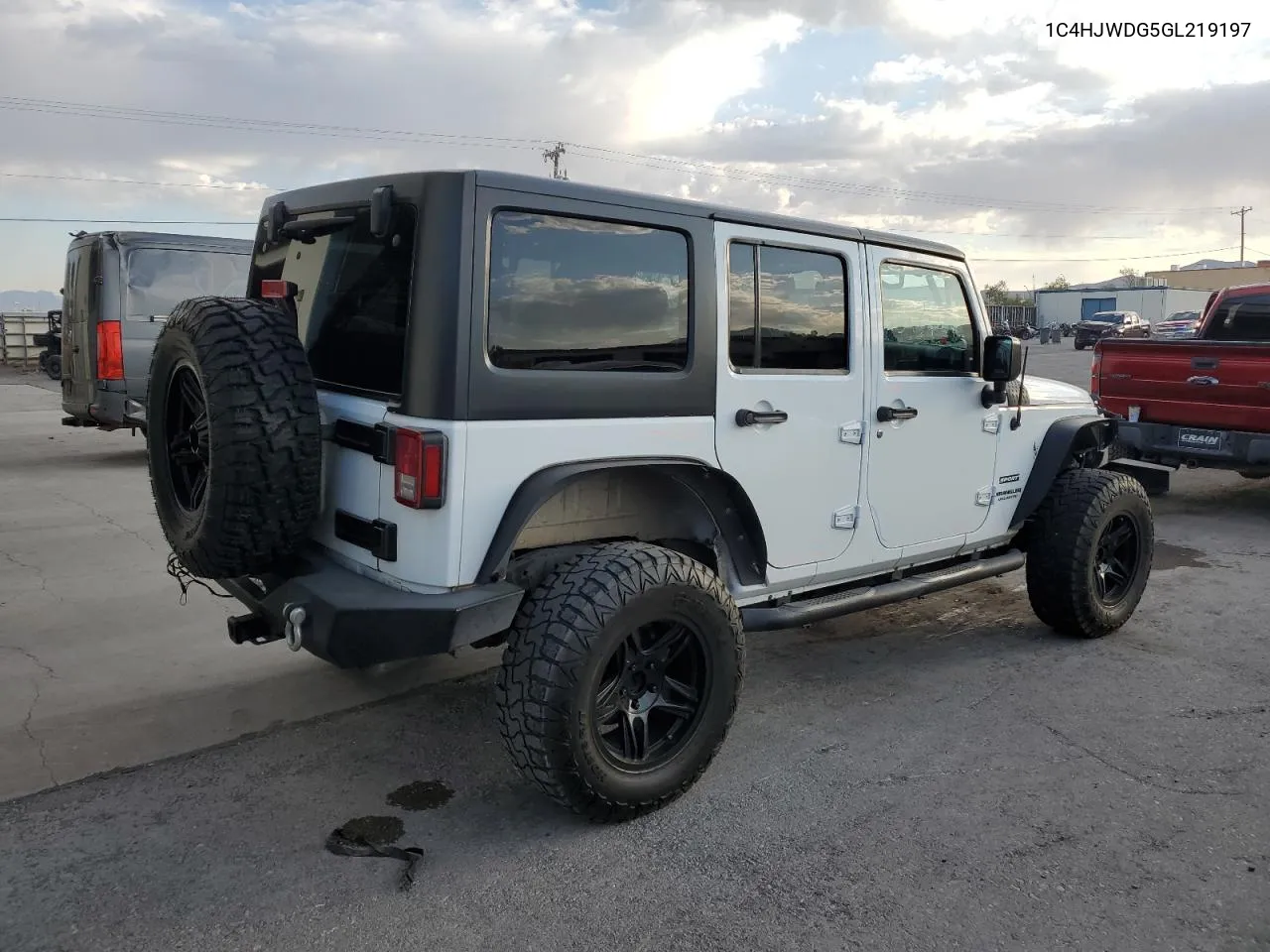 2016 Jeep Wrangler Unlimited Sport VIN: 1C4HJWDG5GL219197 Lot: 76070764