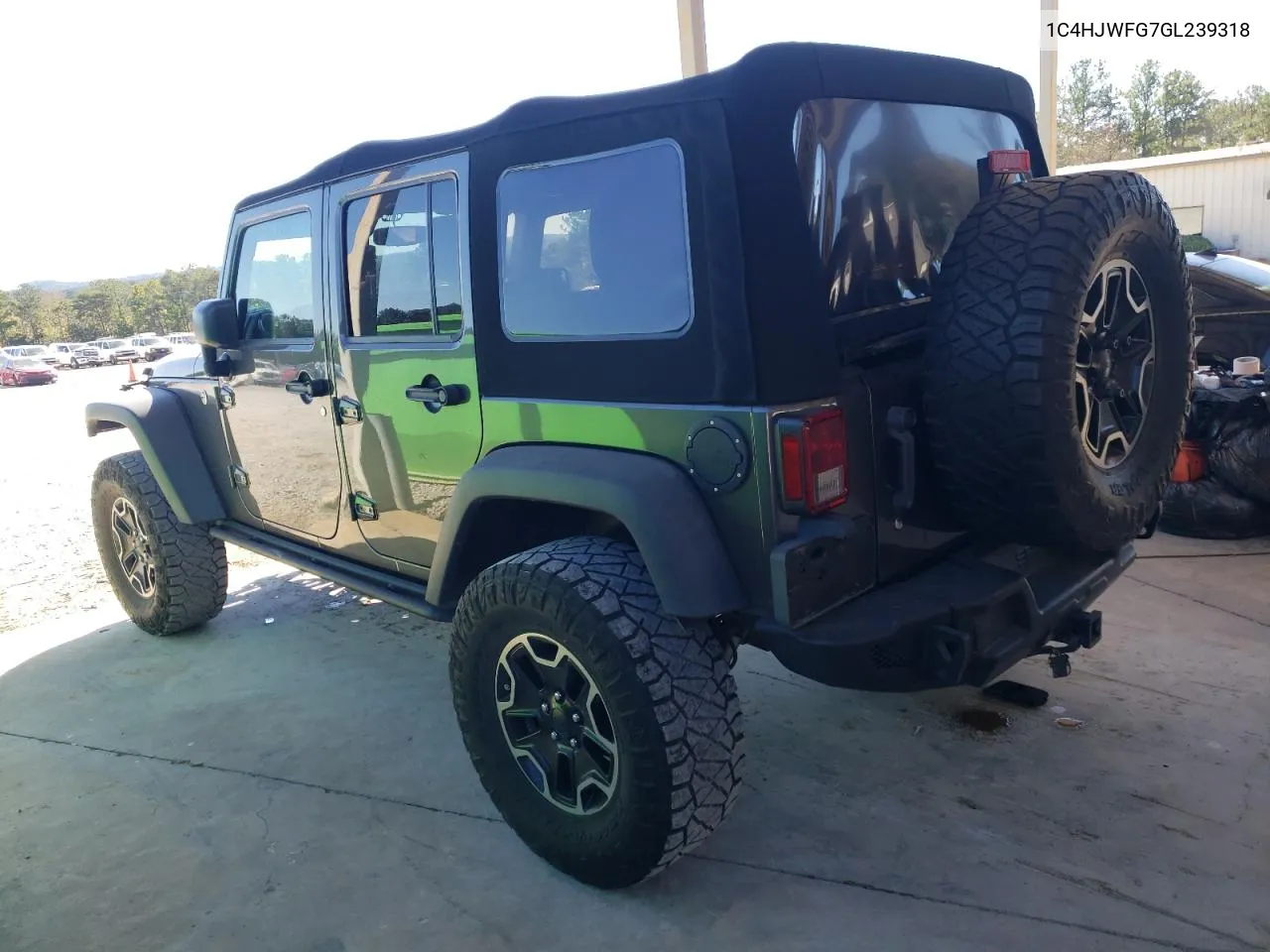 2016 Jeep Wrangler Unlimited Rubicon VIN: 1C4HJWFG7GL239318 Lot: 76356734